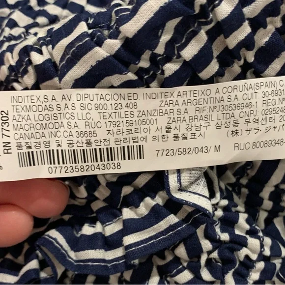 NWT ZARA crop blouse. Sz Medium. This is gorgeous. Tags on - Picture 4 of 16